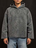 RAW EDGE STONEWASH HOODIE