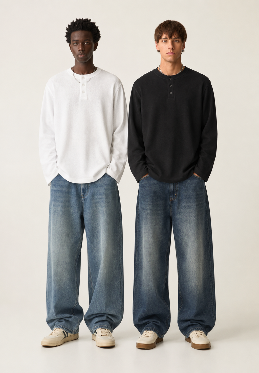 HENLEY BUNDLE(2 PACK)