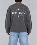 ESOTERIC ACID WASHED WAFFLE KNIT