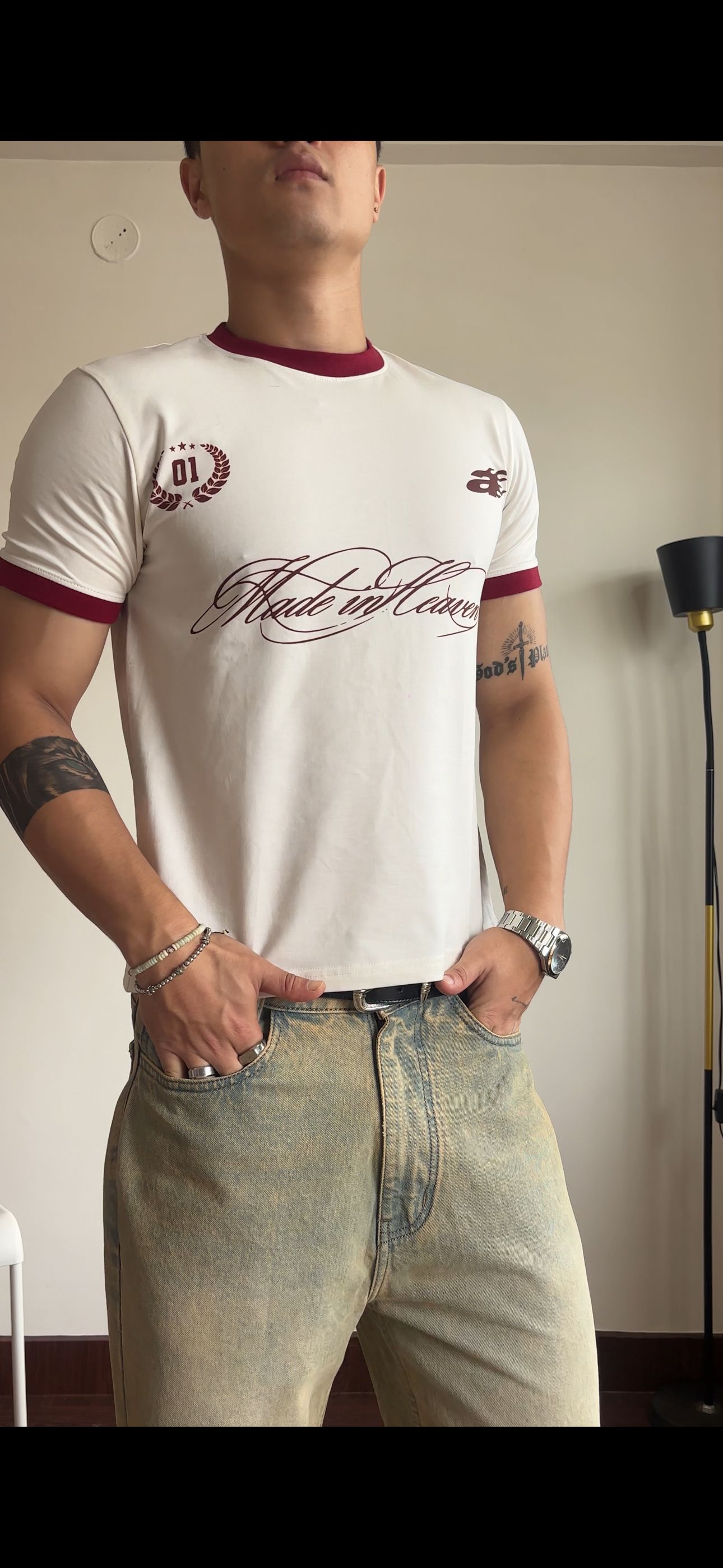 MADE IN HEAVEN RINGER TEE