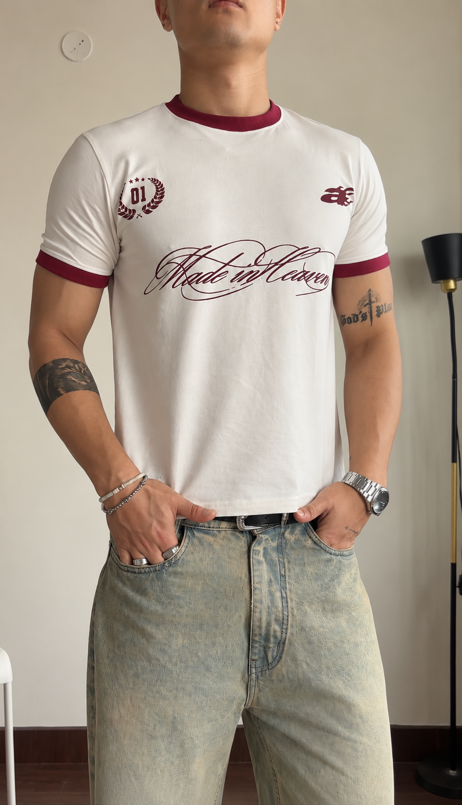 MADE IN HEAVEN RINGER TEE