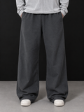 Black Acid Wash essential joggers