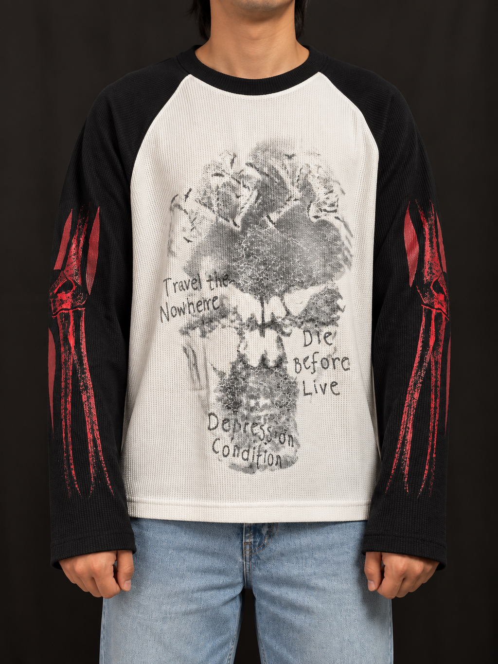 SAINT N SINNERS RAGLAN WAFFLE KNIT