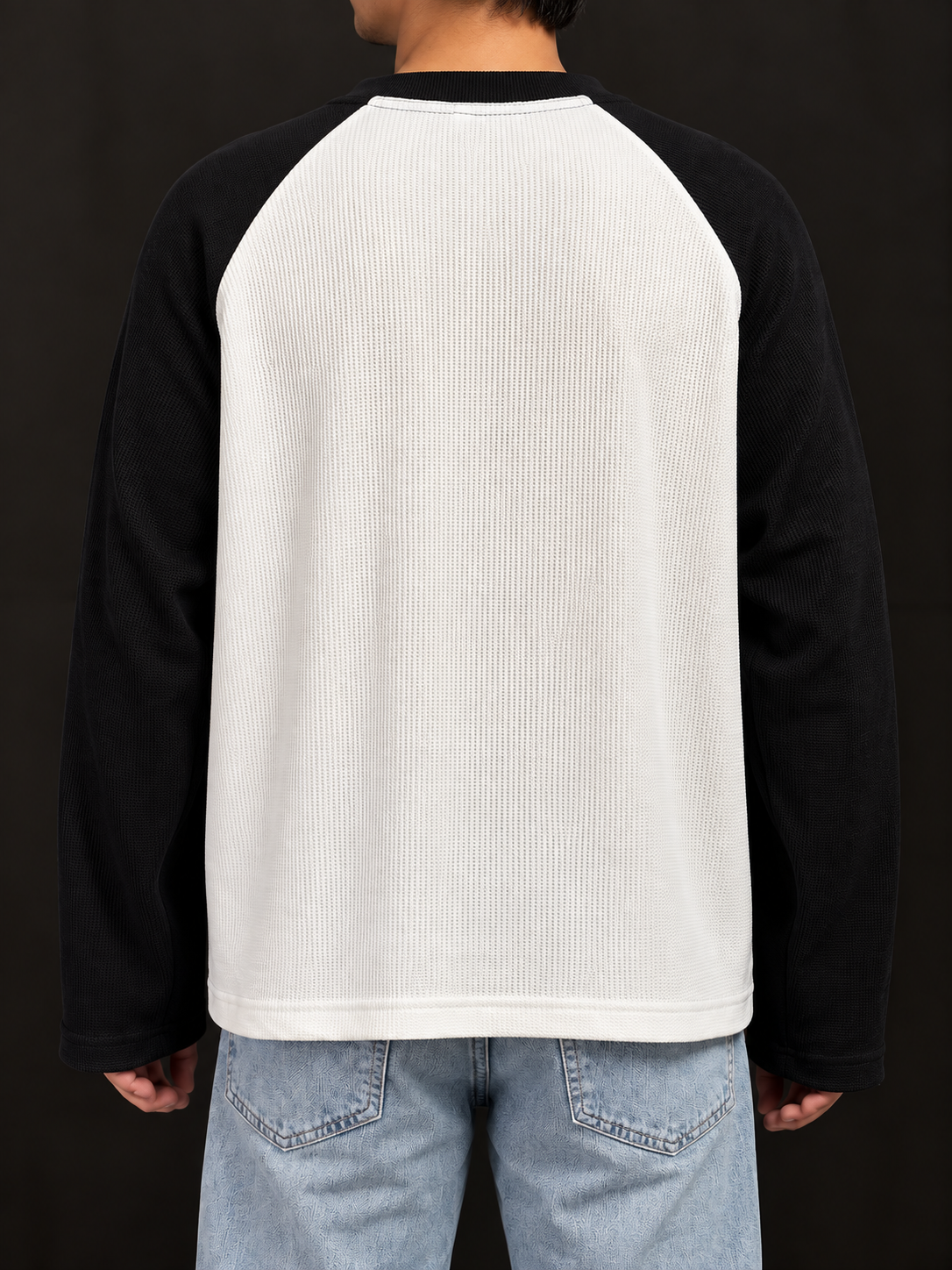 SAINT N SINNERS RAGLAN WAFFLE KNIT