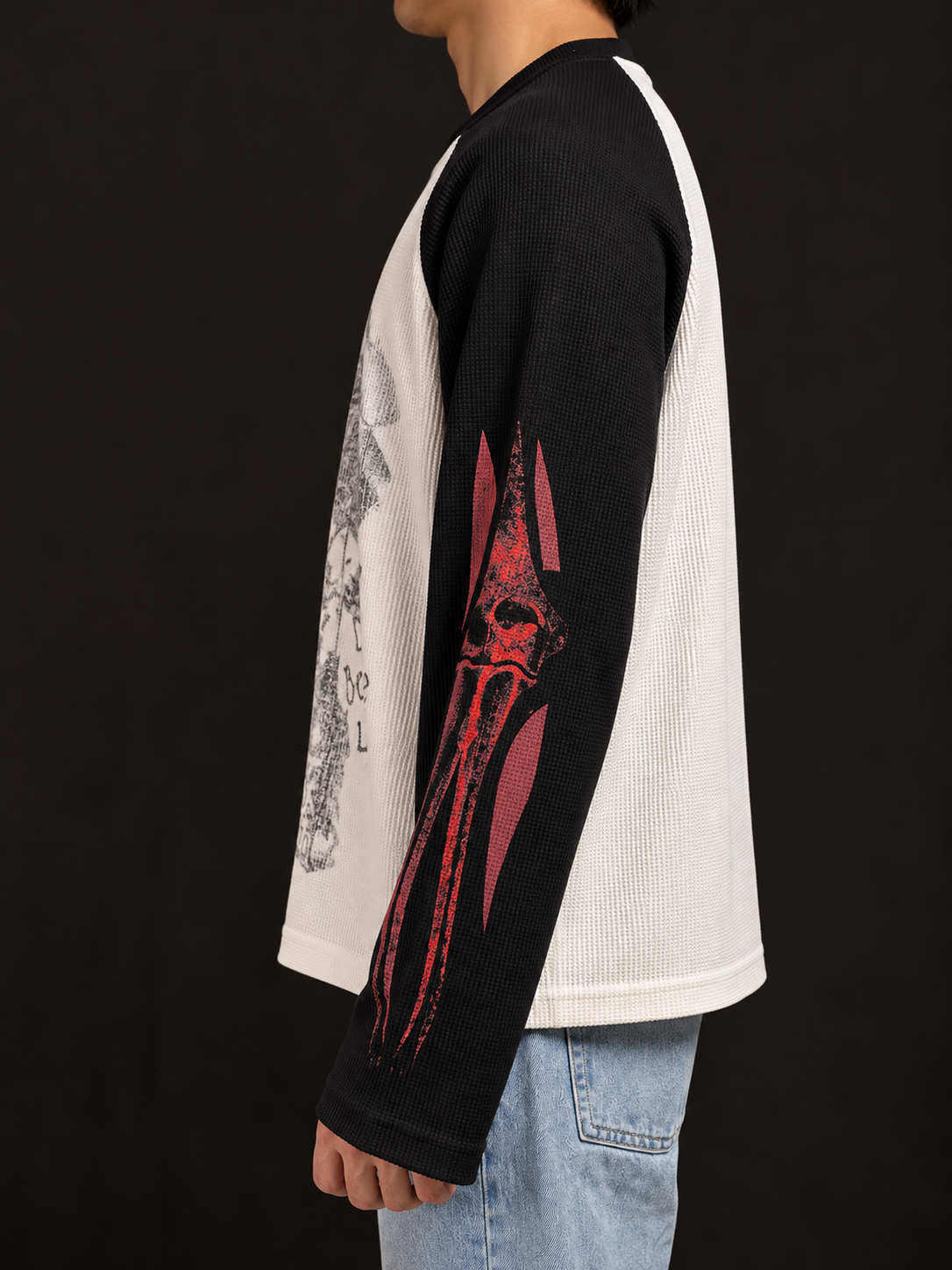 SAINT N SINNERS RAGLAN WAFFLE KNIT