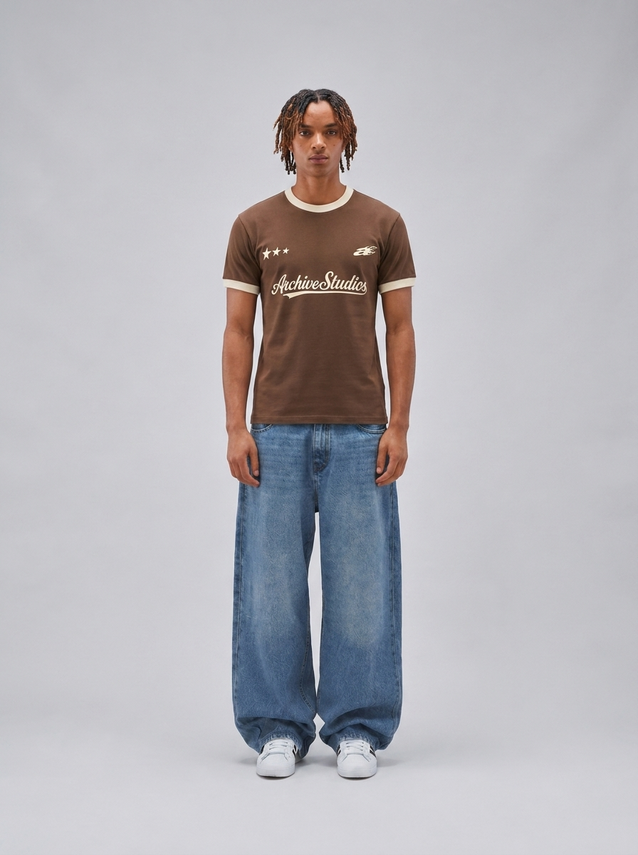 ARCHIVE STUDIOS ESSENTIAL RINGER TEE