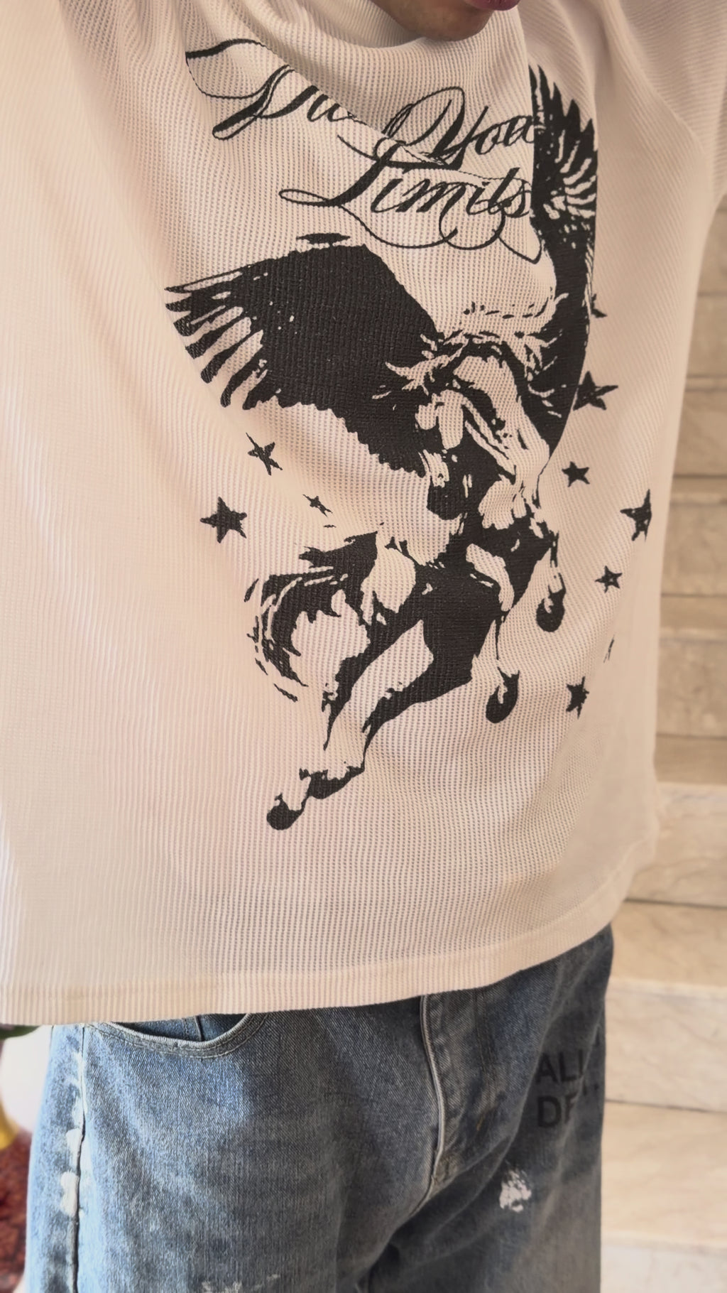 SKYBOUND WAFFLE TEE