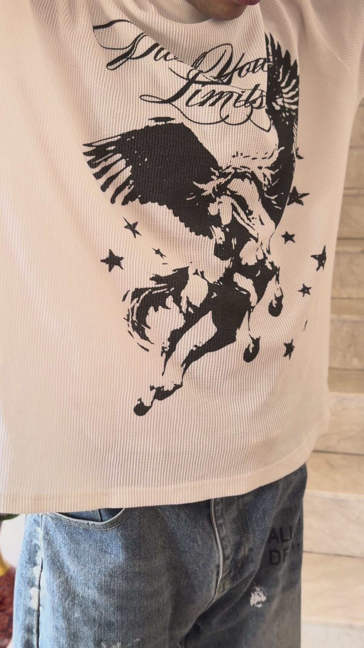 SKYBOUND WAFFLE TEE